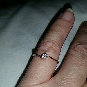 Small diamond ring